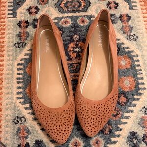 Vionic Dusty Rose Cut Out Flats